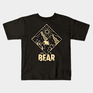 The Bear In Woods 2024 I Pick The Bear Women Kids T-Shirt